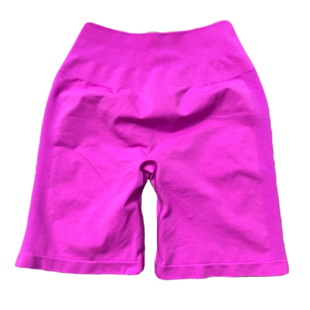 Alphalete Magenta Bike Shorts